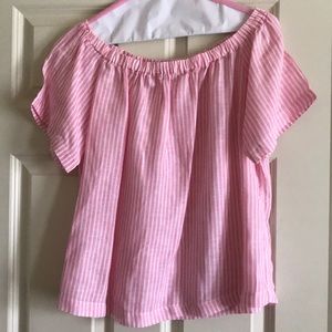 J. Crew Off the Shoulder top M